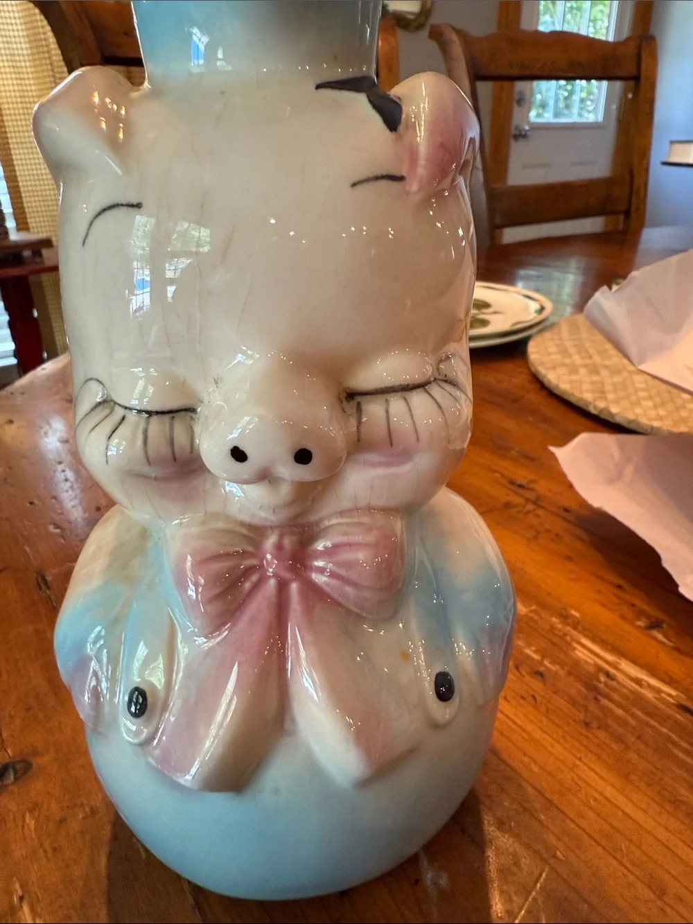 Leeds Hull Vintage Pig Decanter